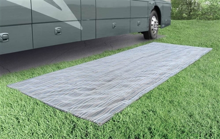 FAULKNER DELUXE REVERSIBLE RV OUTDOOR PATIO MAT - BEIGE VINEYARD 8' x 20