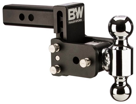 B&W TS10035B Tow & Stow Dual-Ball Trailer Hitch Mount - 3" Drop - 3-1/2" Rise