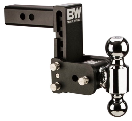 B&W TS10038B Tow & Stow Dual-Ball Mount - 5" Drop - 5-1/2" Rise