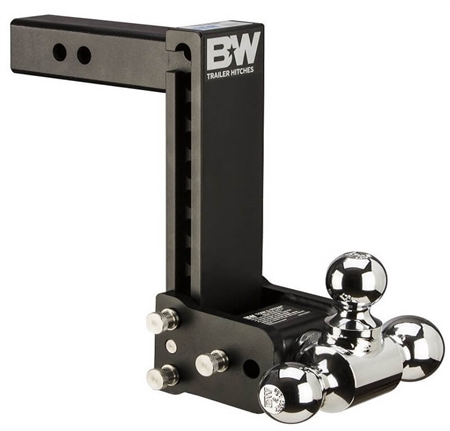 B&W TS10050B Tow & Stow Tri-Ball Mount - 9" Drop - 9-1/2" Rise