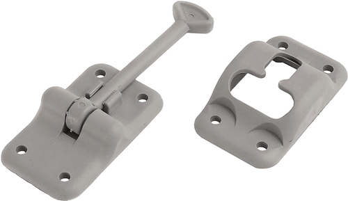 RV Designer E234 Entry Door Holder, 3 1/2" Gray