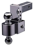 Fastway 42-00-2400 E-Series Adjustable Pin Style Ball Trailer Hitch Mount - 4" Drop - 5" Rise