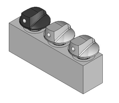 Lippert 140515 3 Slide-Out Room IRC With 1/2 Turn Knobs