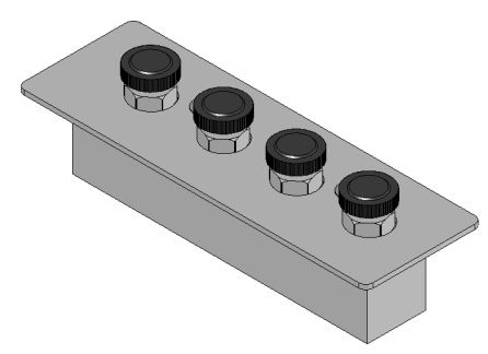 Lippert 140527 4 Slide-Out Room IRC With Plate Assembly