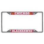 Sports Licensing Solutions FanMats Chicago Blackhawks License Plate Frame