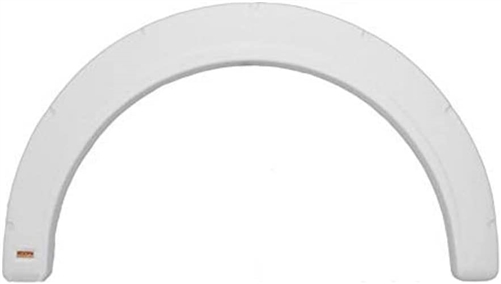 Icon 01916 Fleetwood Flair Class A Fender Skirt FS1916 - Polar White