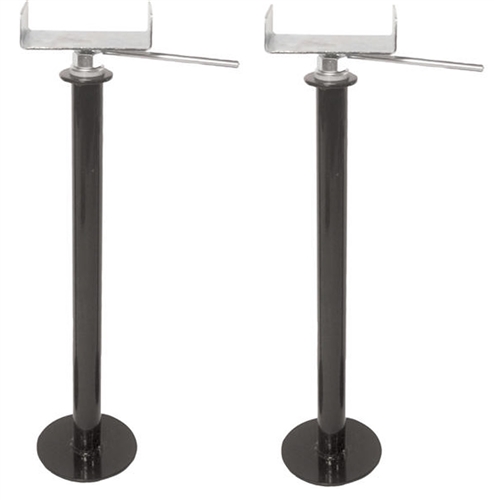 Husky Towing Adjustable RV Slide-Out Stabilizer Jack Stands - 26-1/4" to 49-1/4" - 2 Pack