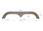 Icon Fleetwood Tandem Axle Fender Skirt FS720 - Grey