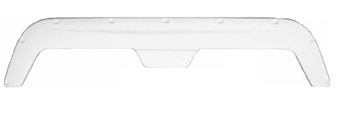 Icon 01612 Fleetwood Tandem Axle Fender Skirt FS755 - Polar White