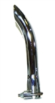 AP Products CTD-1500 Chrome Exhaust 1-1/2" Turn Down Extension - 10" Length