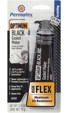 Permatex 27037 Optimum Black Gasket Maker 3.35 Ounce Tube With Nozzle