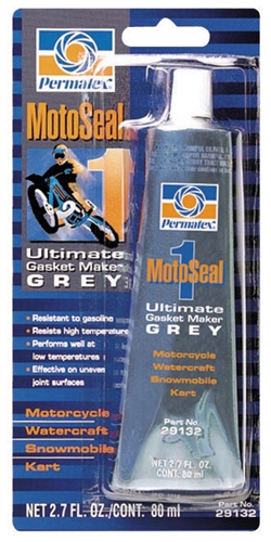 Permatex 29132 Gasket Sealer MotoSeal Squeeze Tube, 2.7 Ounce, Single