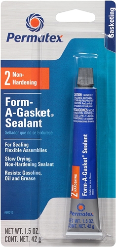 Permatex 80015 Gasket Sealer Form-A-Gasket, 1.5 Ounce, Single