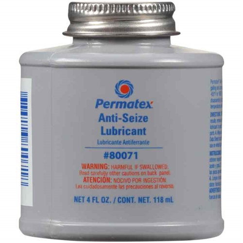 Permatex 80071 Anti Seize Lubricant 4 Ounce Bottle