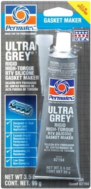 The Permatex (82194) Gasket Sealer Ultra Grey Squeeze Tube ; 3.5 Ounce Squeeze Tube