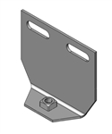 Lippert Standard Weld-On Head; Angle With Nut For Hydraulic Through Frame Slide-Out Assembly