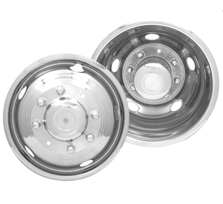 Dicor Corp V195F9 19.5 x 6.75 8 lugs, 5 Hand Hole Versa-Liner Wheel Set - 1999-2002, Ford Super Duty