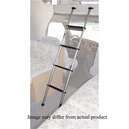 Topline BL200-03 Universal RV Bunk Ladder with 1" Hook - Silver - 60"