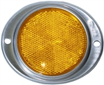 Peterson Aluminum Oval Reflector With Amber Lens