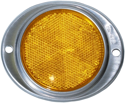 Peterson V472A Aluminum Oval Reflector With Amber Lens