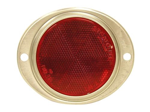 Peterson V472R Aluminum Oval Reflector With Red Lens