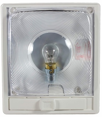 Arcon 11824 Incandescent Economy Light With Switch - Clear Lens