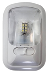 Arcon LED Euro-Style RV Light With Switch - Clear Lens - Bright White