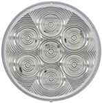 Peterson V826KC-7 LED Backup Light - 4" Round - Clear