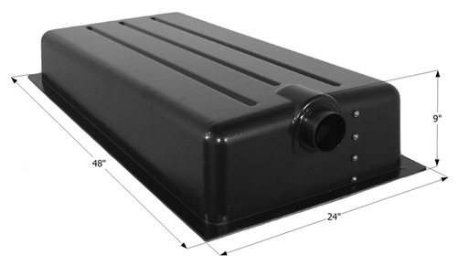Icon 01586 26-Gallon RV Holding Tank With Side Drain HT500SD