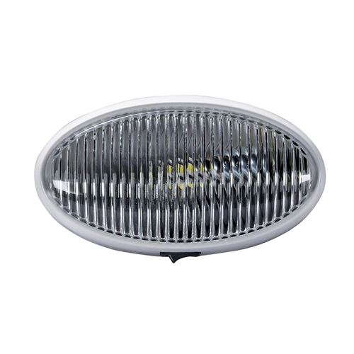 Arcon 20679 LED BW Ovl Prch Lite W/SW WHT-CLR