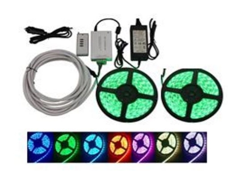 Ming's Mark 8080112 Set Of 2 Multi-Color LED Light Strip- 16.4 Feet