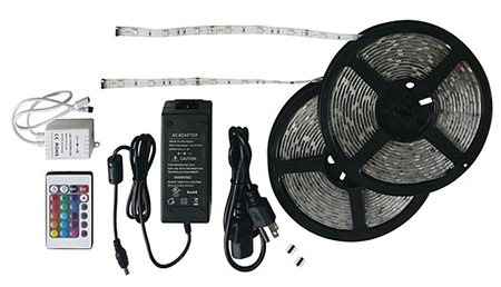 Diamond Group 52694 RV Multicolor LED Strip Light Kit - 33'