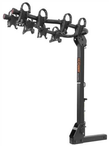 Curt 18064 Four Bike Premium Hitch Mounted Bike Rack