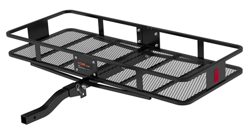 Curt 18153 Large Basket Cargo Carrier With Folding Shank - 2 Piece