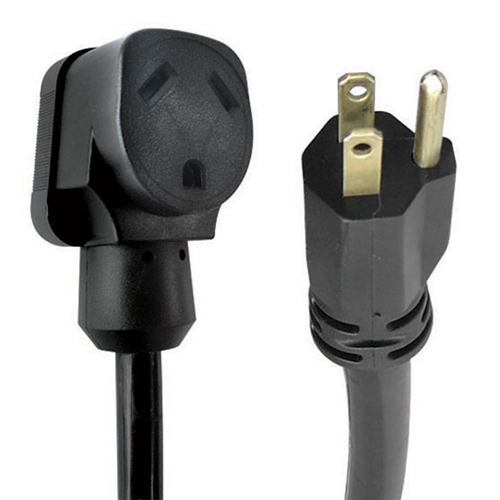 Voltec 16-00552 Power Cord Adapter, 15 Amp Male To 30 Amp Female, 12"