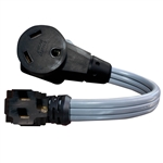 Voltec Power Cord Adapter, 5-15P Plug And 30 Amp Receptacle, 12"