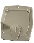 RV Designer B142 Basic Electrical Cable Hatch - Colonial White