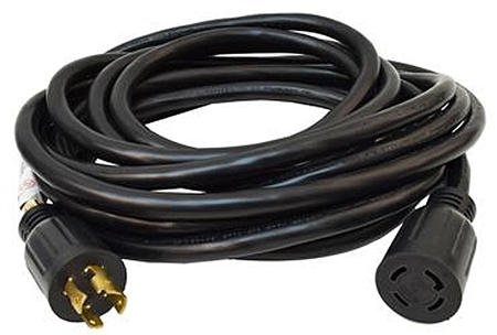 Valterra 30 Amp 4 Prong 25' RV Generator Extension Cord