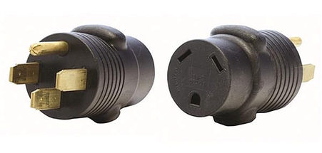 Valterra 50 Amp Male X 30 Amp Female RV Adapter Plug