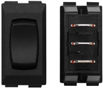 Valterra Momentary On/Off/On RV Switch - Black