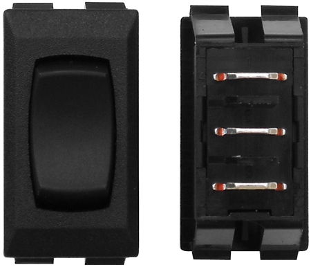 Valterra DGF112VP Momentary On/Off/On RV Switch - Black