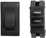 Valterra Momentary SPDT On/Off RV Switch - Black