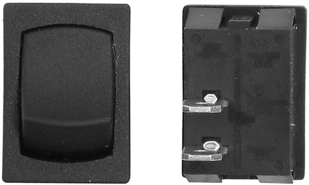 Valterra DG211VP Mini Momentary 12V On/Off SPST RV Switch - Black