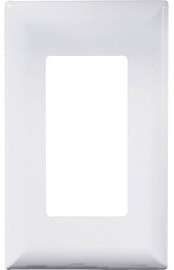 RV Designer S849 Contemporary Switch Faceplate - White