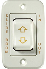 RV Designer S145 RV Slide Out DC Contoured Switch 40 Amp - White