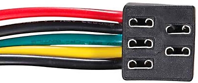 RV Designer S149 RV 6" Switch Harness 5-Pin Square Connector