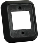 JR Products RV Double Switch Wall Spacer - Black