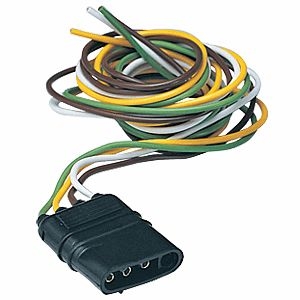 Husky Towing 13192 4-Way Flat Trailer Wiring Connector - 12"