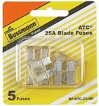 Bussmann 25 Amp Fuses - 5Pk