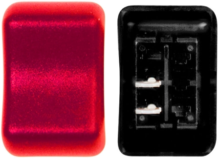 Valterra DG2A31VP Contour On/Off Rocker Switch SPST - Red Lamp